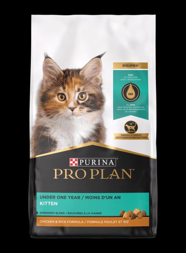 Pro Plan Development Kitten Shredded Blend Chicken & Rice Formula Dry Cat Food