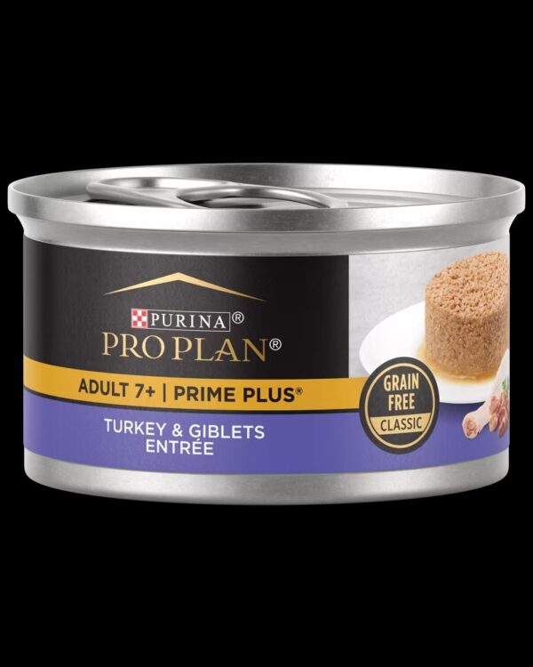 Pro Plan PRIME PLUS Senior Adult 7+ Turkey & Giblets Entrée Classic Wet Cat Food