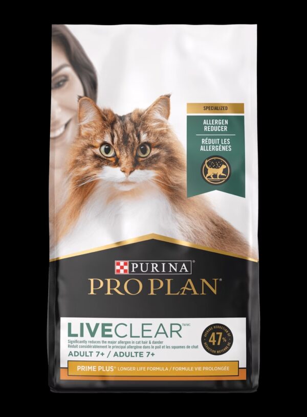 Pro Plan LiveClear Adult 7+ Senior Prime Plus Chicken & Rice Allergen Reducing Dry Cat Food