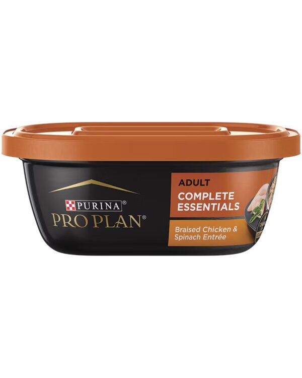 Pro Plan Complete Essentials Braised Chicken & Spinach Entrée Chunks In Gravy Wet Dog Food